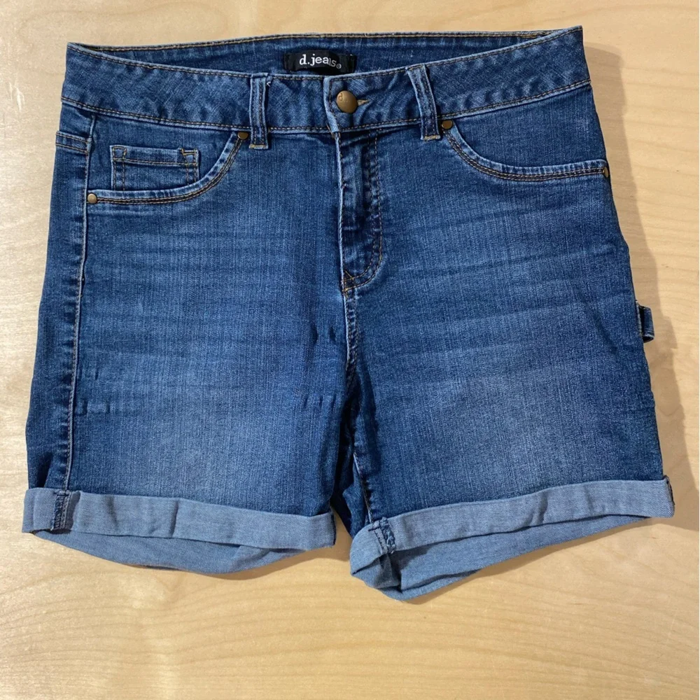 D. Jeans Women's Blue Denim Shorts 8 (OQ)